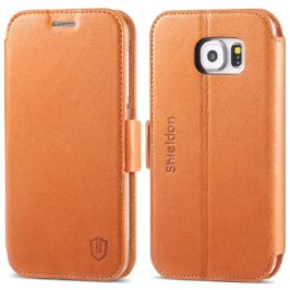 SAMSUNG Galaxy Leather S6 Case, SAMSUNG S6 Wallet Case